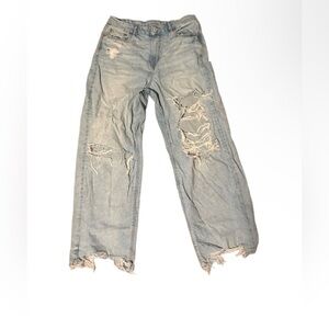 American Eagle Sz 10 SHORT Distressed Women's Jeans